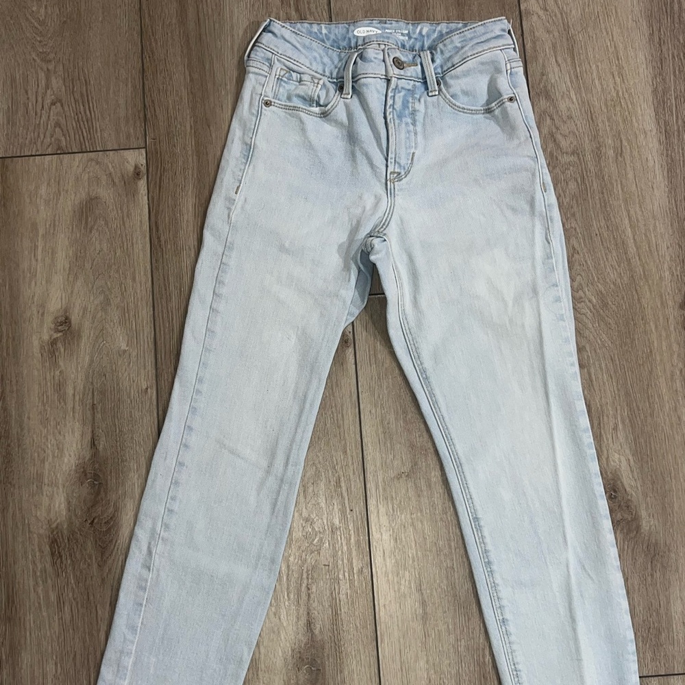 Old Navy Blue Skinny Jeans Straight Fit